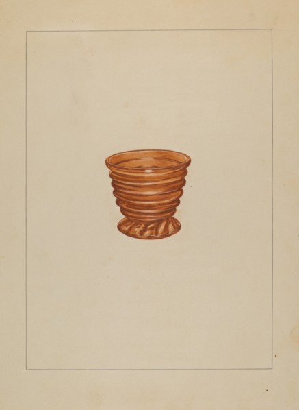 Salt Cellar, c. 1936. Creator: John Dana.