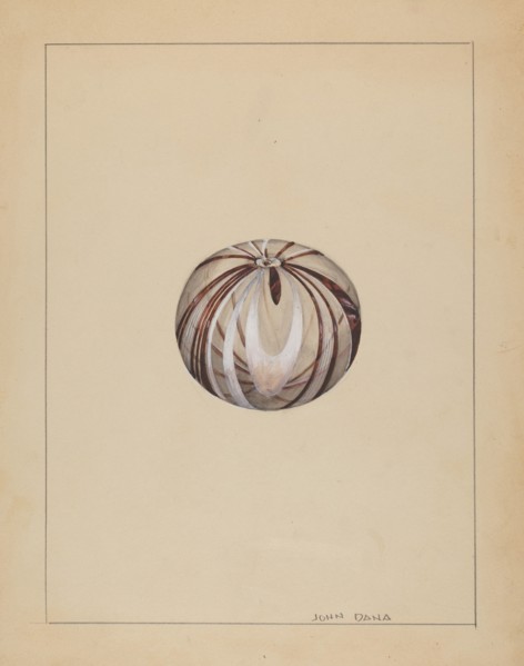 Witch Ball, c. 1936. Creator: John Dana.