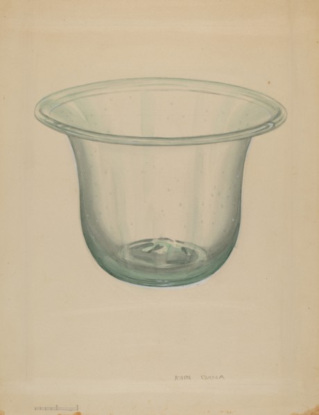 Milk Bowl, c. 1936. Creator: John Dana.