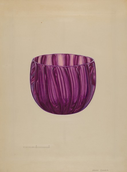 Finger Bowl, c. 1936. Creator: John Dana.
