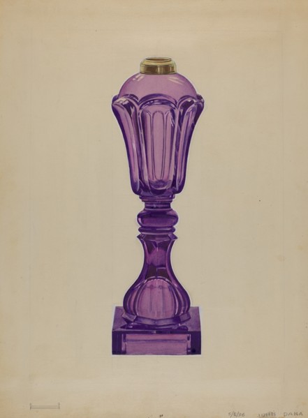 Lamp, 1938. Creator: John Dana.