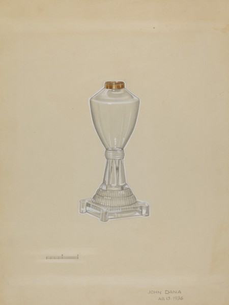 Lamp, 1936. Creator: John Dana.
