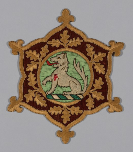 Myddelton Biddulph Armorial Medallion, Wales, c. 1846. Creator: AWN Pugin.
