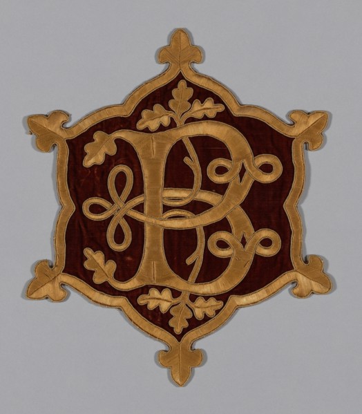 Myddelton Biddulph Armorial Medallion, Wales, c. 1846. Creator: AWN Pugin.
