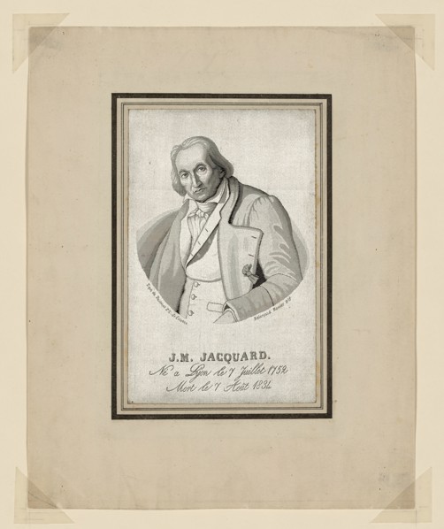 Portrait of Joseph Marie Jacquard (1752-1834), France, 19th century. Creator: Romier Balançard.