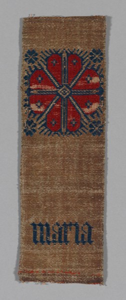 Fragment (From an Orphrey Band), Cologne, 15th century. Creator: Unknown.