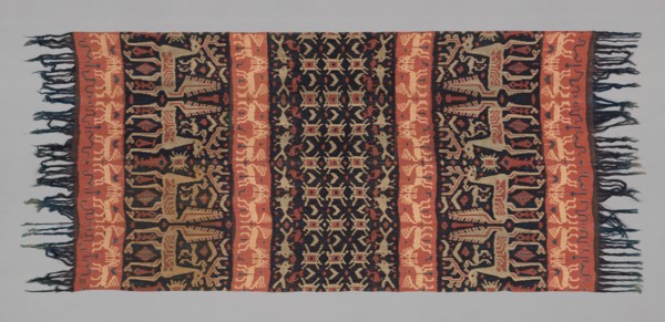 Man's Hinggi Cloth (Warp-Ikat Mantle), Indonesia, 19th century. Creator: Unknown.