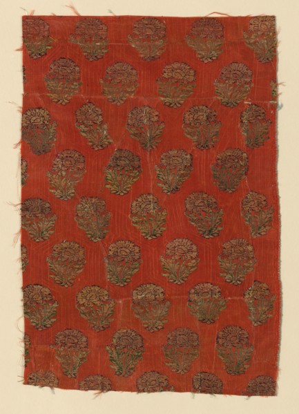 Fragment (Dress Fabric), Iran, 18th century. Creator: Unknown.