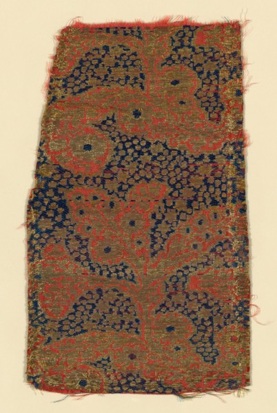 Fragment (Dress Fabric), Iran, 19th century. Creator: Unknown.