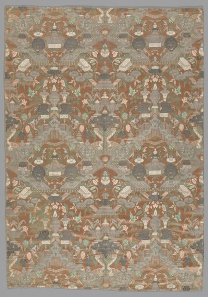 Length of Woven Silk, Netherlands, 1730s. Creator: Unknown.