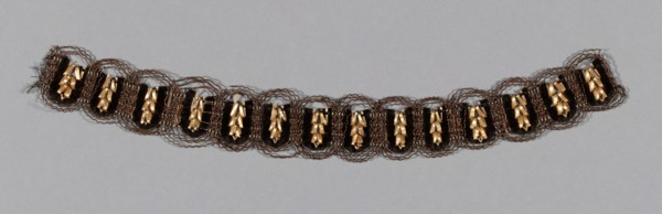 Fragment (Bonnet Trim), Europe, 1840/50. Creator: Unknown.