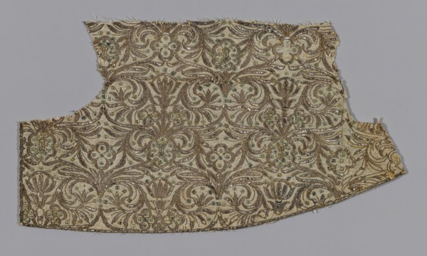 Portion of Dress for a Madonna Statue, Spain, 18th century. Creator: Unknown.