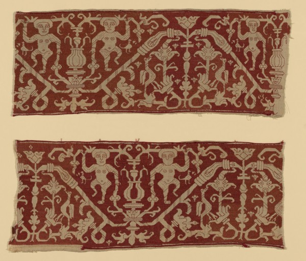 Two Border Fragments, Spain, Late 16th/early 17th century. Creator: Unknown.