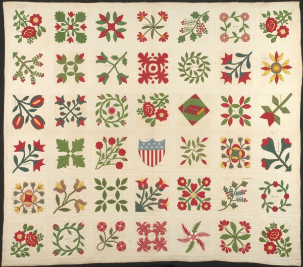 The Circuit Rider's Quilt, Ohio, c. 1862. Creator: Unknown.