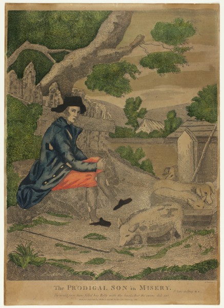 The Prodigal Son in Misery, n.d. Creator: Amos Doolittle.