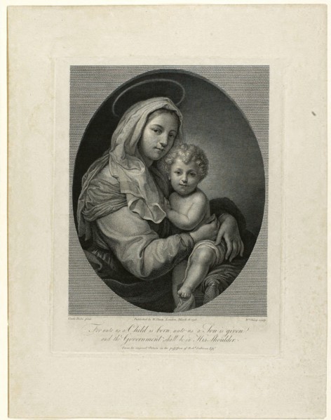 Madonna and Child, 1798. Creator: William Sharp.