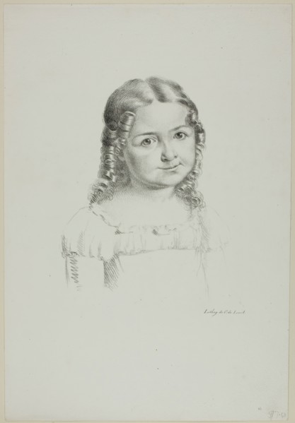 Portrait of a Child, c. 1816. Creator: Charles-Philibert de Lasteyrie.