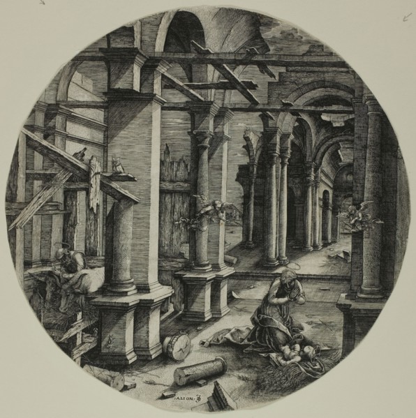 The Stable in Bethlehem, c. 1520–40. Creator: Jean de Gourmont.
