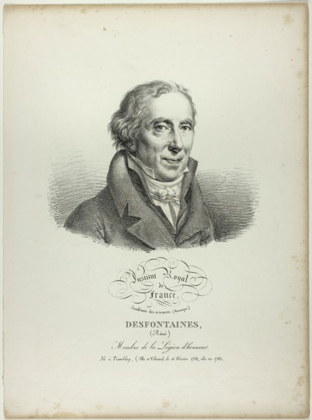 Portrait of Réné Desfonataines, 1820. Creator: Julien Leopold Boilly.