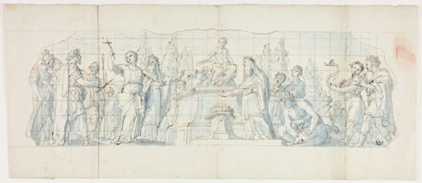 Saint Bibiana Refusing to Sacrifice to Jupiter, n.d. Creator: Antonio Grano.