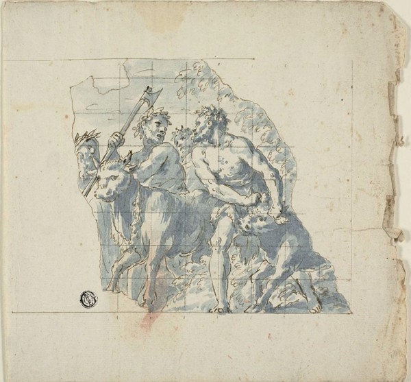 Priests, Sacrificers, and Steers, n.d. Creator: Antonio Grano.