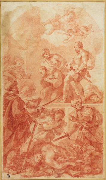 Martyrdom Scene, n.d. Creators: Antonio Molinari, Luca Giordano.