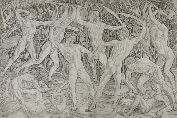 Battle of the Naked Men, 1489-95. Creator: Antonio del Pollaiuolo.