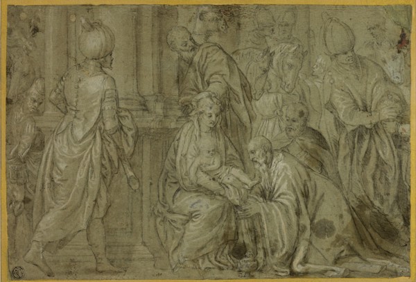 Adoration of the Magi, 1590/98. Creator: Benedetto Caliari.