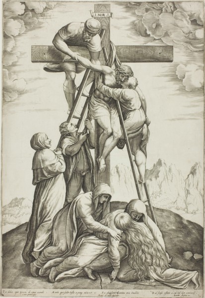 The Deposition of Christ, 1570/80. Creator: Benetto Stefani.