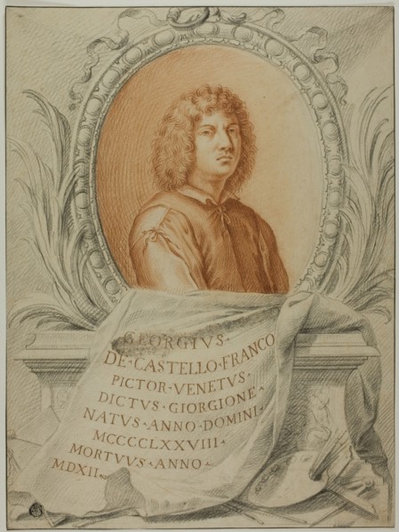 Study for Portrait of Giorgione, c.1724. Creator: Filippo Germisoni.