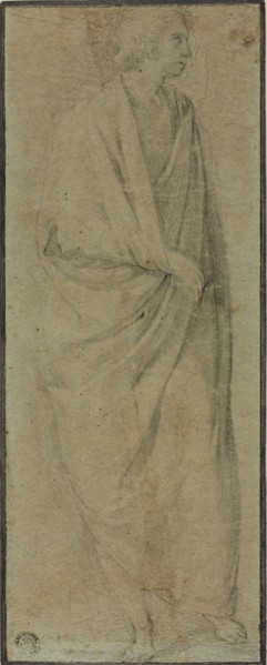 Standing Draped Male Figure, n.d. Creator: Unknown.