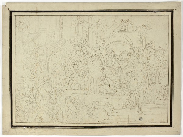 Ruler Receiving Lady, n.d. Creator: Francesco Solimena.