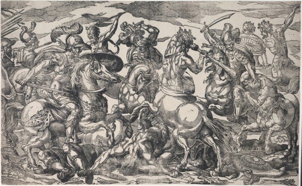 Battle of the Lapiths and Centaurs, c.1600. Creator: Geronima Cagnaccia Parasole.