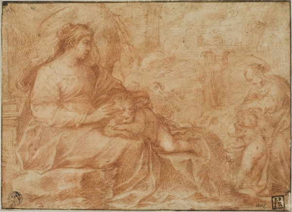 Rest on the Flight Into Egypt, n.d. Creator: Giulio Cesare Procaccini.