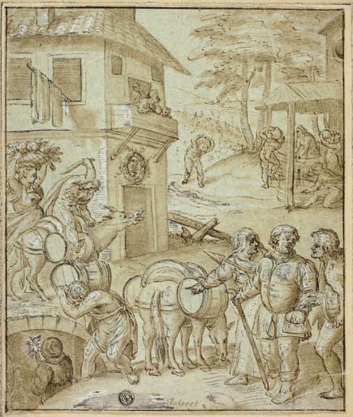 Wine Harvest, n.d. Creators: Jacopo Tintoretto, Frans Floris, Willem Key.
