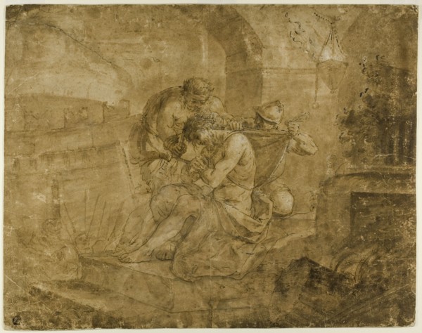 Christ Stripped of His Garments, n.d. Creators: Lorenzo Garbieri, Jesus Christ.