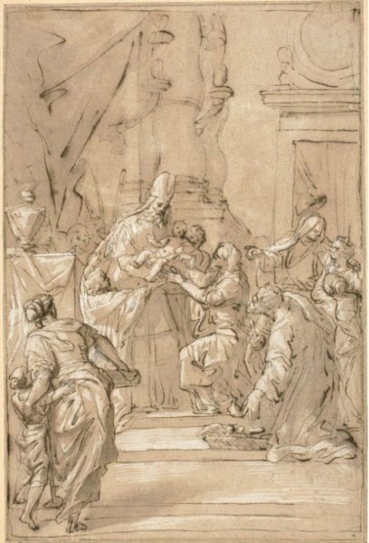 Presentation in the Temple, c.1710. Creator: Pietro da Pietri.