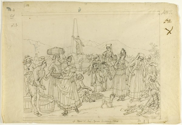 Market Scene, n.d. Creator: Saverio della Gatta.