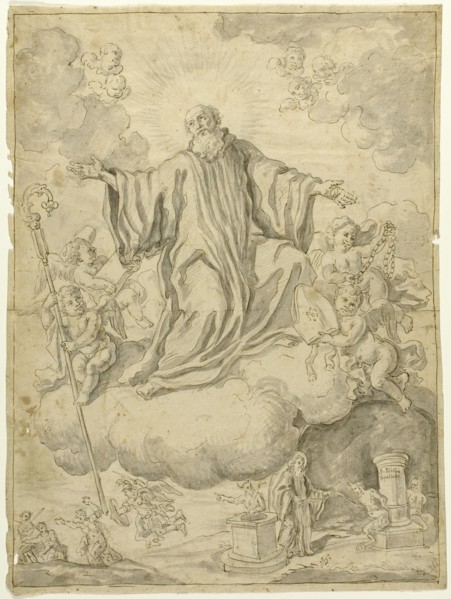 Apotheosis of Saint Elias, n.d. Creator: School of Carlo Maratti Italian, 1625-1714.