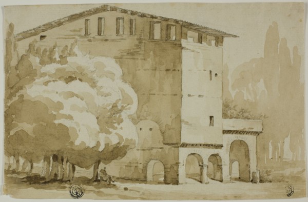 Medieval Granary in the Roman Campagna, n.d. Creator: Unknown.