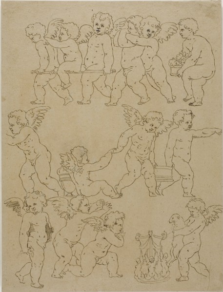 Putti Performing Tasks, n.d. Creator: Unknown.