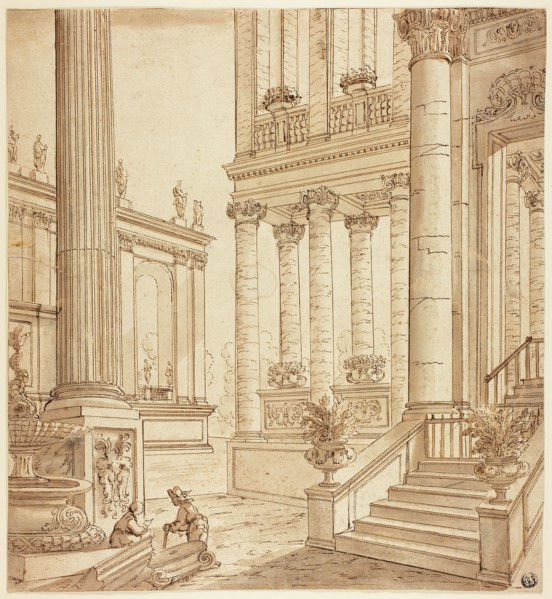 Colonnade Portico, n.d. Creator: Unknown.