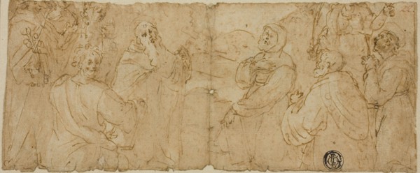 Franciscan Saints in Adoration, n.d. Creator: Unknown.