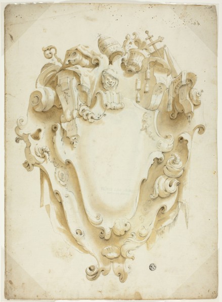 Design for Ecclesiastical Escutcheon, n.d. Creator: Unknown.