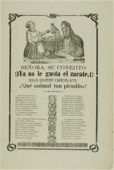 Madame, Your Little Rabbit..., n.d. Creator: Manuel Manilla.