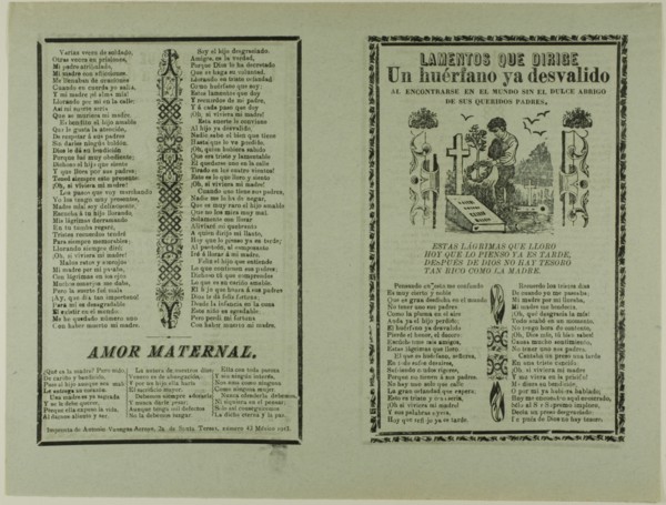 Lamentos que dirique (Laments That Direct), n.d. Creator: Manuel Manilla.