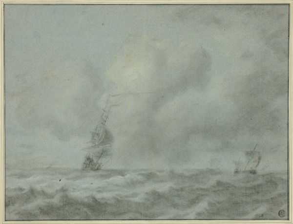 Boats on Ocean, n.d. Creator: Jan van Goyen.