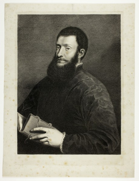 Portrait of the Poet Pietro Aretino, from Cabinet Reynst; Variarum imaginum a..., 1655-1660. Creator: Cornelis van Dalen II.