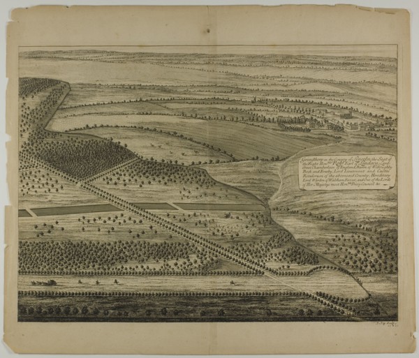 Grimthorp in the County of Lincoln, plate 23 from Britannia Illustrata, published 1707. Creator: Johannes Kip.
