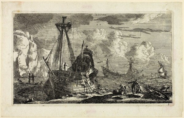 Merchant Ships, 1643/68. Creator: Reinier Zeeman.